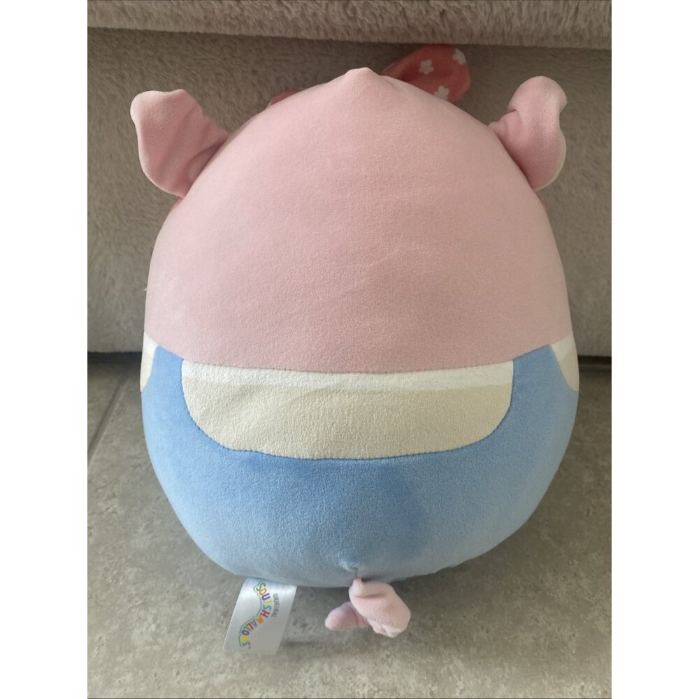 Squishmallows 10" Peter the Pig in Overalls, New with Tags, Easter Edition - Picture 2 of 2